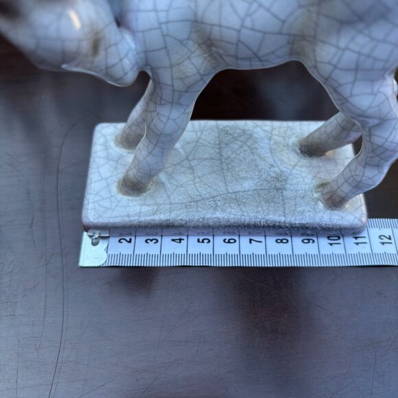 Vintage Horse Figurine West German Crackle Glaze Foal by Karlsruher Majolika - Picture 13 of 15